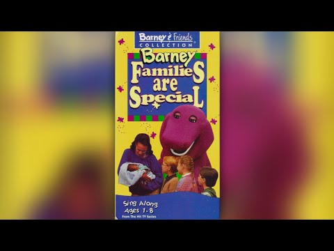 Barney: Families are Special (1993) - 1995 VHS