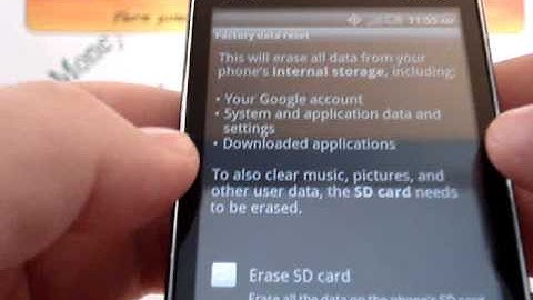Evo Shift 4G (Internal) HARD RESET Wipe Data Master Reset (RESTORE to FACTORY condition)