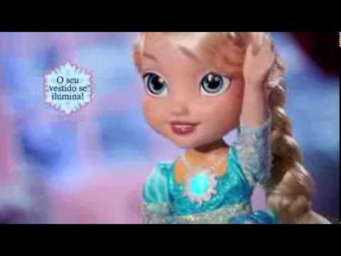 LOJA DO ANDRÉ BRINQUEDOS - Boneca Cante com a Elsa da animação Frozen,  comece a cantar, passe o microfone para a princesa e faça um dueto com ela!  😍💕 Valor: R$ 399,99 #