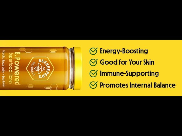 Beekeeper's Naturals B. Powered Superfood with Honey Propolis, Royal Jelly,  & Bee Pollen, 11.6 oz 