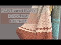 FAST and EASY Crochet Blanket/ Fall Vibes Blanket Video Tutorial/Crochet Pattern// Beginner Friendly