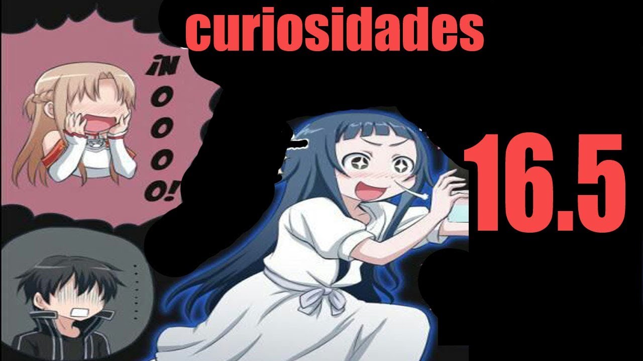 sword art online 16 5 curiosidades youtube sword art online 16 5