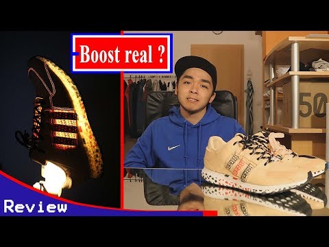 Phân biệt đế BOOST thật 2018. Soi đèn vẫn là giả. Chiêu trò của gian thương | Vlog 8 - Duyet Sneaker | adidas đế boost