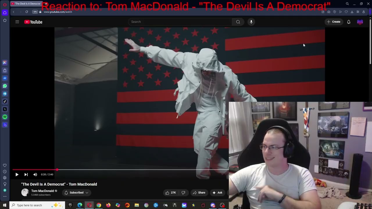 Reaction  Tom MacDonald   The Devil Is A Democrat