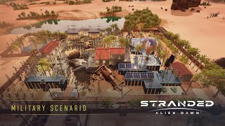 Military Scenario Gameplay | Stranded: Alien Dawn | Let's Play