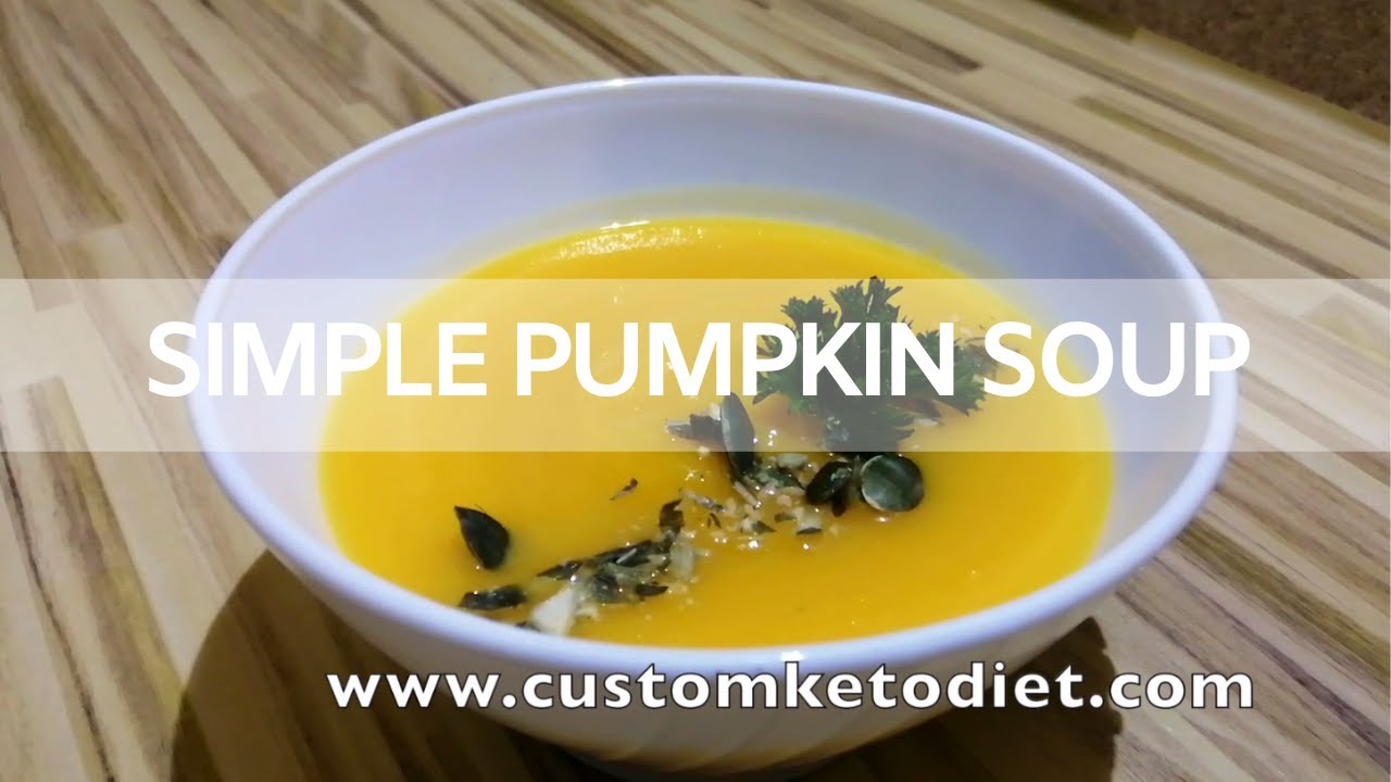 Simple Pumpkin Soup Beginner Friendly Keto Recipe YouTube