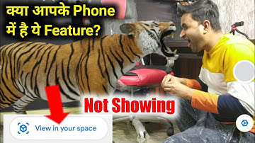 Tiger 3D View In Your Space Not Showing Problem Fix? | Google 3D Animals Not Working | EFA