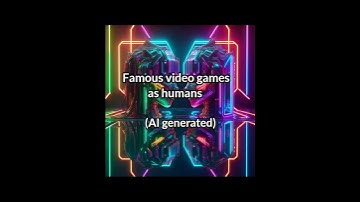 famous video games as humans AI generated (part-4) #ai #videogames #trending #shorts #gaming