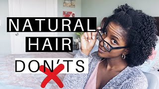 Natural Hair Mistakes That I Did To My Type 4 Hair!