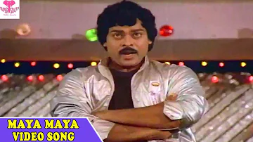 Maya Maya - Video Song || Mahanagaramlo Mayagadu Movie Songs || Chiranjeevi, Vijayasanti