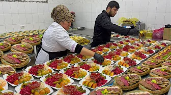 Uzbek TRADITSIONAL CEREMONYs for 300 PEOPLE | Preparation PROCESS Wedding party