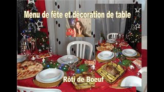 VLOG/ IDÉES DE MENU ET DÉCO DE TABLE POUR FÊTES, RÔTI DE BŒUF, sabrina tvk