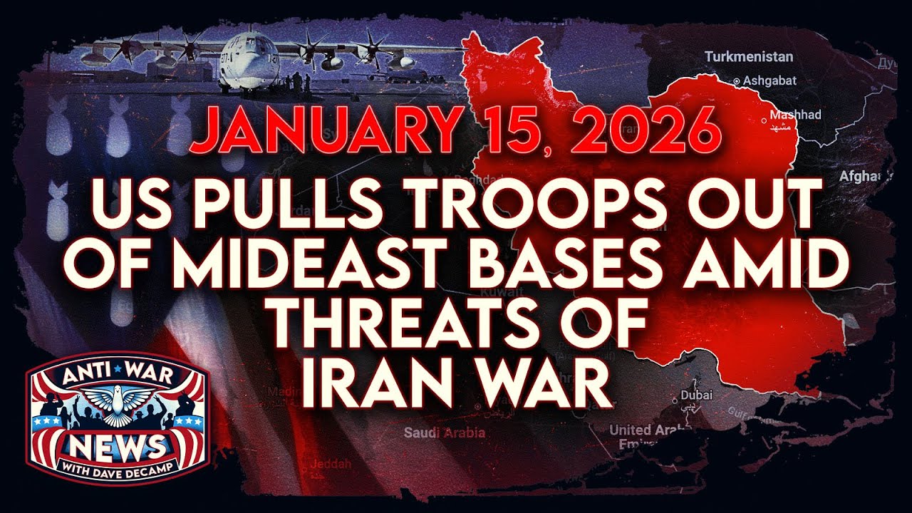 US Pulls Troops Out of Mideast Bases Amid Threats of Iran War, Senate Kills Venezuela Bill, and More