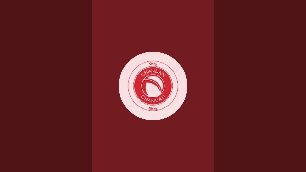 Chandan study is live - YouTube
