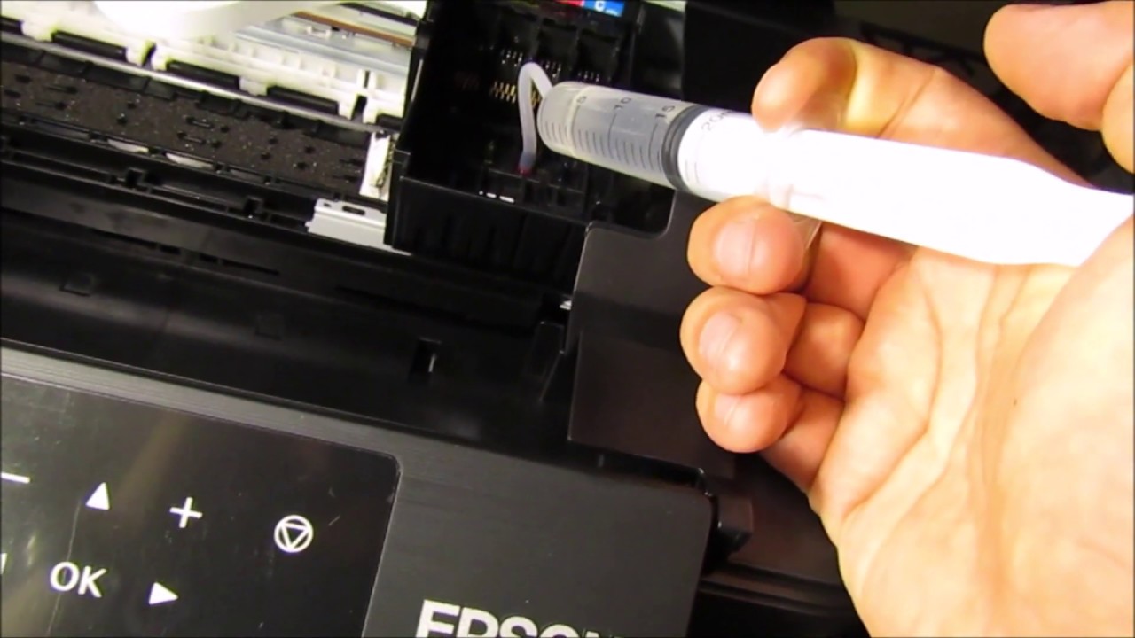 Epson - How To fix Printhead - Not Printing - YouTube