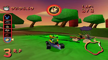 [PS1] Looney Tunes Racing - Championship: Despicable - Duck Dodgers