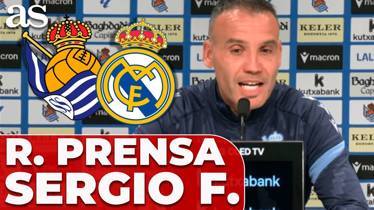 SERGIO FRANCISCO, RUEDA DE PRENSA COMPLETA HOY | Previa REAL SOCIEDAD ...