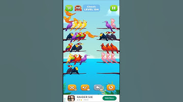 Bird Sort Puzzle l Classic Level 194 l Bird Sort Color Puzzle l Bird Sort Puzzle Challenge - Birds