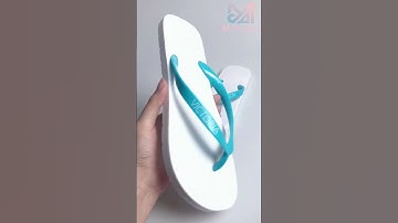 Custom flip flops | Summer beach slides | Make your own design shoes #shorts
