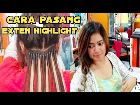 Cara Membuat Rambut Sambung