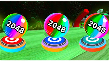 Ball Run 2048  :  3X  Reaction  Ball Colour Run Gameplay Android iOS New Update ( Part : 403 )