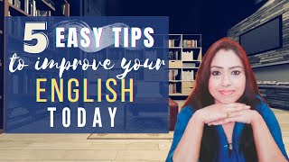 BEST TIPS TO IMPROVE ENGLISH | How to SPEAK in English Fluently TIPS | Learn English Speaking