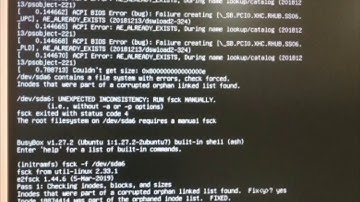 HOW TO REPAIR INITRAMFS ON LINUX SUCCESS√