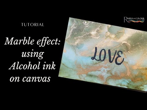 How To Paint, Marble, and Alcohol Ink On Leather