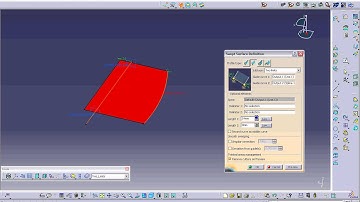 Sweep surface line two limits