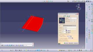 Sweep surface line two limits