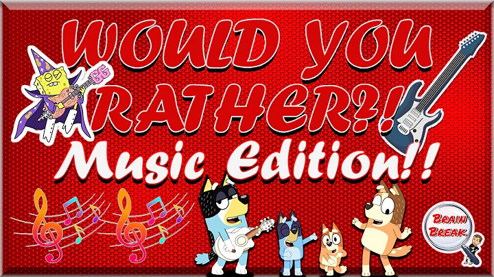 Would You Rather? Music Edition! | This or That | Fun Fitness Games for Kids | GoNoodle