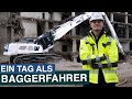 Ein Tag als Baggerfahrer