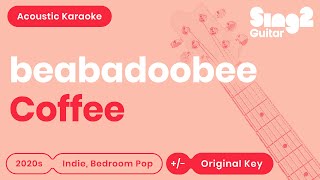 beabadoobee - Coffee (Karaoke Acoustic)