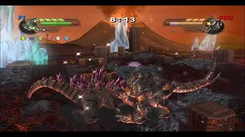 Godzilla Unleashed: Godzilla 2000 vs. Krystalak vs. Obsidious Gameplay (STORY MODE)