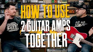 How To Use Two Guitar Amps Together [Connections, Phase, Polarity & Why Analog Dry-Through Matters]