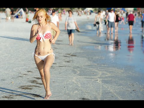 Candid Bikini Beach Girls Florida