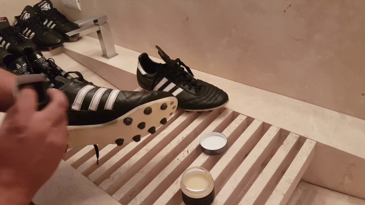 Limpieza de botas Adidas Copa Mundial - YouTube