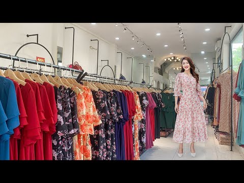 Video Đầm Dự Tiệc Cao Cấp Giá Rẻ - Thời Trang Trung Niên 2022 - youtube