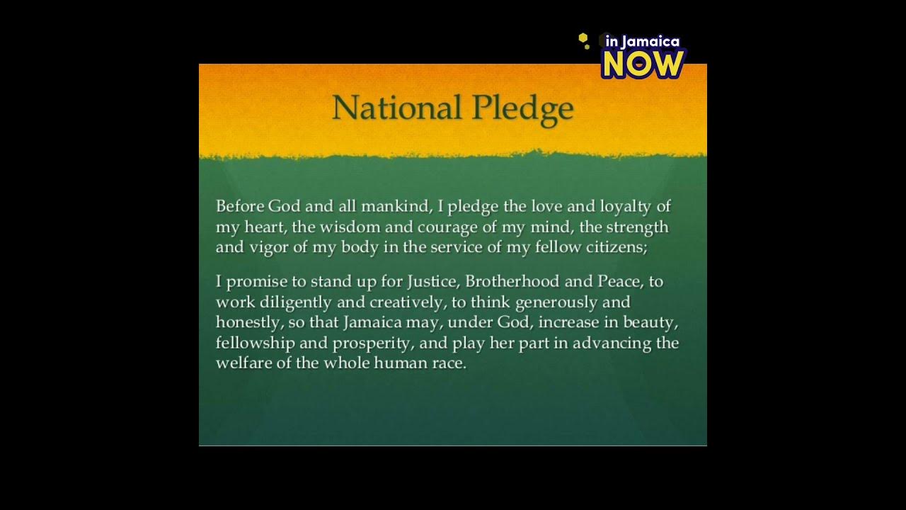 🔥 The Jamaica National Pledge 🇯🇲 Educational 🌻 shorts YouTube