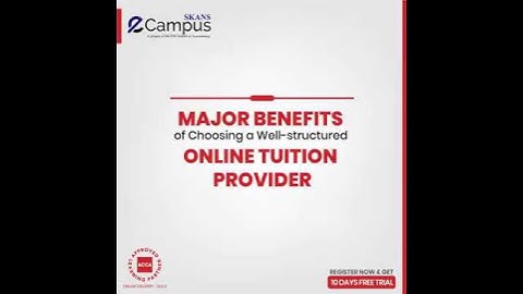 Why Study ACCA with an online tuition provider
