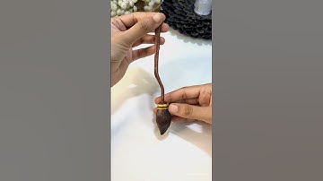 🧹 MAGICAL Nimbus 2000 Broom Stick Made from Clay #harrypotter #magic #clay #art #diy #shorts #viral