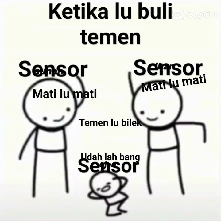 ketika lu buli temen apakah kalian pernah juga?