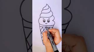 Ice cream 🍦 #viral #ytshorts #shorts #shortfeed #art #drawing