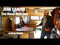 He turned a JUNK Camper into a Tiny House Building Workshop! He turned a JUNK Camper into a Tiny House Building Workshop!