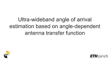 Ultra-Wideband Angle of Arrival Estimation Based on Angle-Dependent Antenna Transfer Function