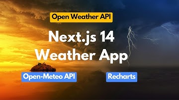 🌤️ Weather App 🌤️  using Open Weather API  |  Recharts | Open-Meteo API | Next JS Tutorial