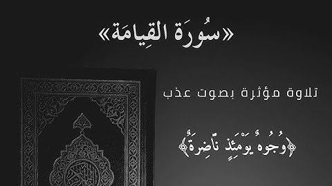 سورة القيامة الشيخ رائد بن عبد الجبار المهداوي
