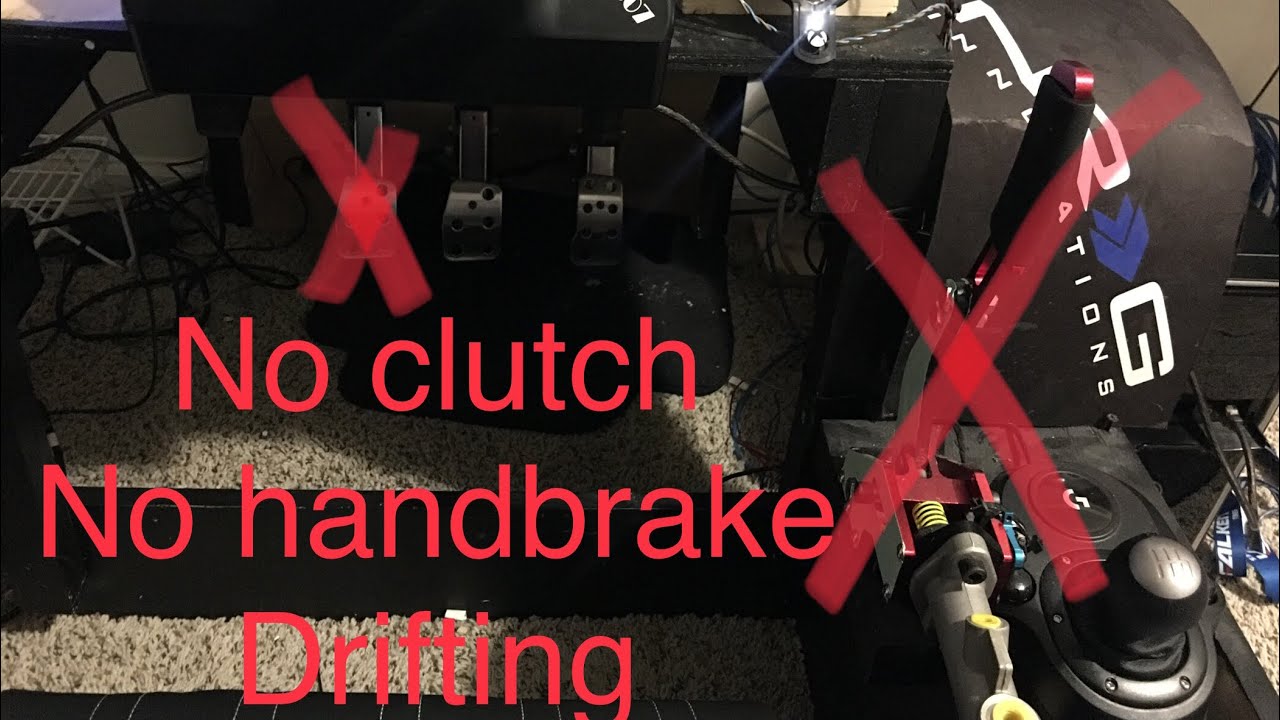 Can you Drift with out a Clutch and Handbrake? Lets Try! Logitech