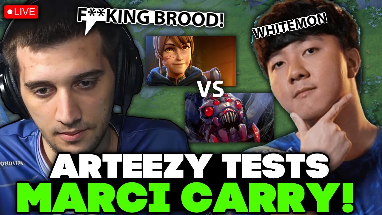 ARTEEZY тестирует MARCI CARRY с WHITEMON против BROODMOTHER
