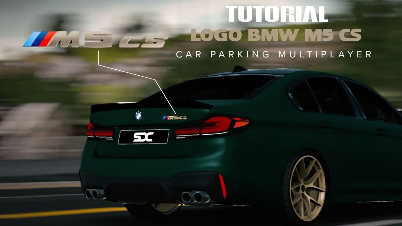 Tutorial on Creating a High-Quality BMW M5 CS Logo in | CAR PARKING MULTIPLAYER.